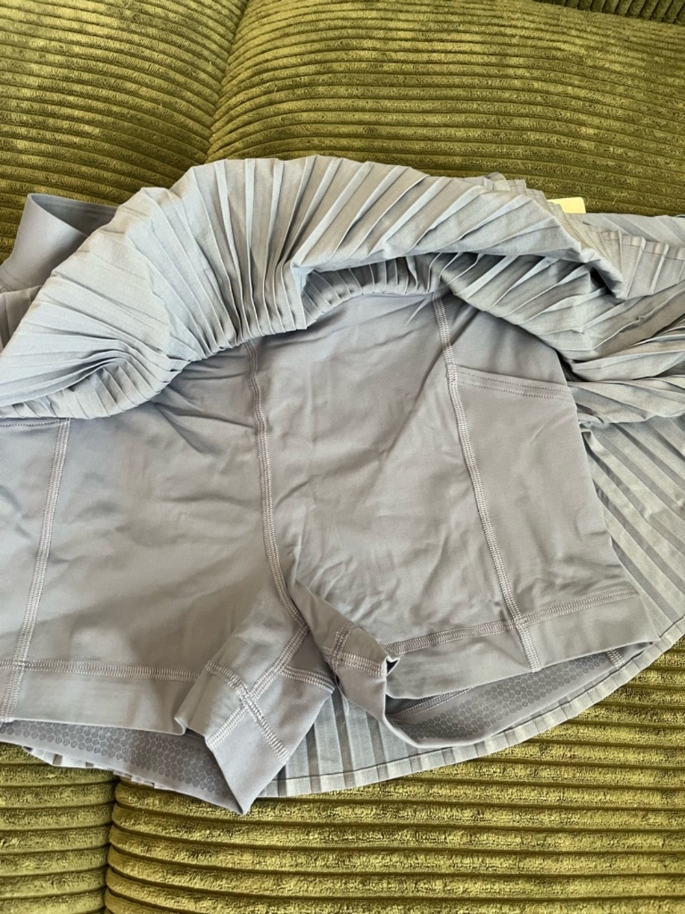 Lululemon Athletica Varsity High Rise Pleated Tennis Skirt Oasis Blue NWT 6 READ - Picture 10 of 10